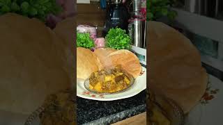 Hotel Style Sabzi Poodi Recipe | Crispy Poori &amp; Mix Curry | Street Food Style #shorts #poori #sabzi