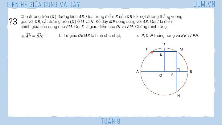 Giải bài tập bài liên hệ giữa cung và dây năm 2024