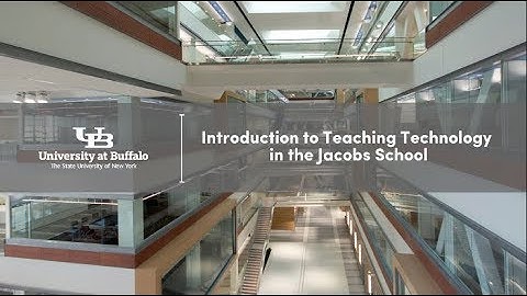 Introduction to Teaching Technology in the Jacobs School