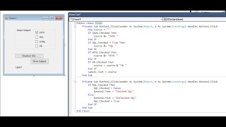 9. Visual basic CheckBox | ComboBox AutoComplete