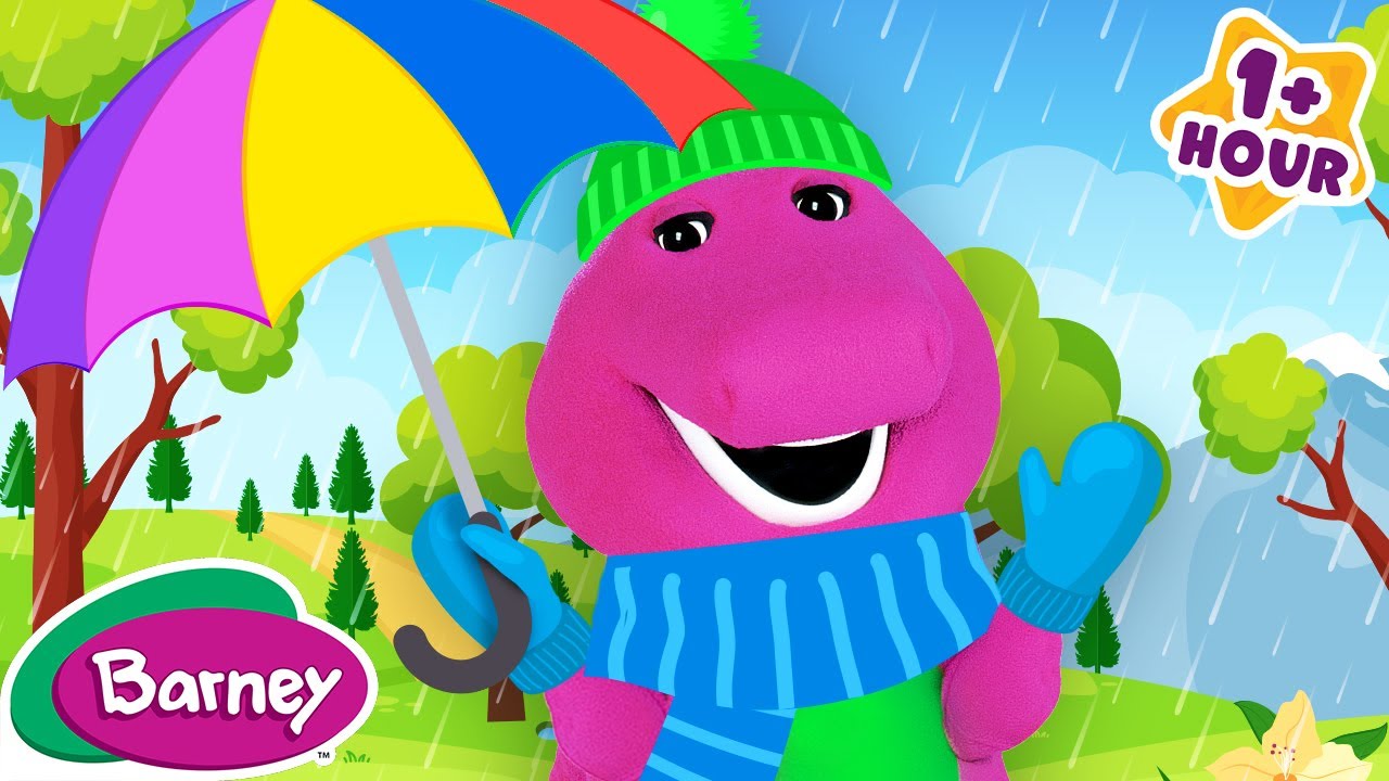 Rain Rain Go Away | Classic Nursery Rhymes | Barney Nursery Rhymes and ...