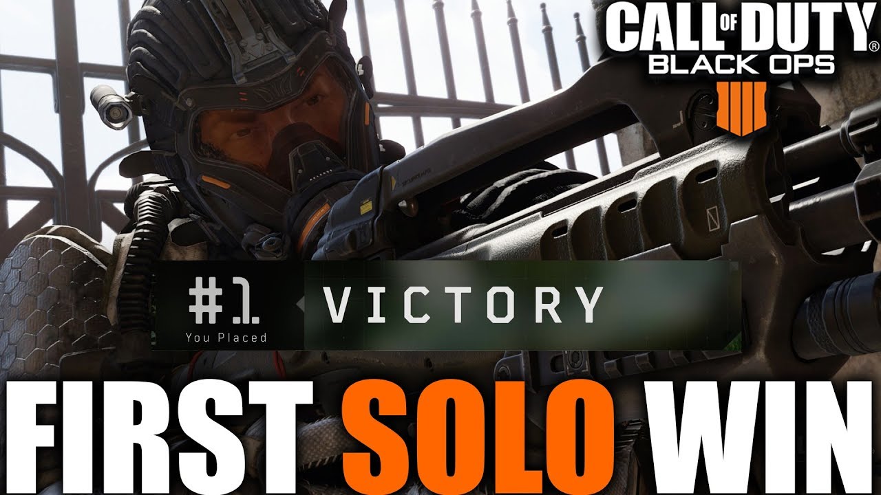 FIRST SOLO WIN IN BLACKOUT | Call of Duty Black Ops 4 Battle Royale ...