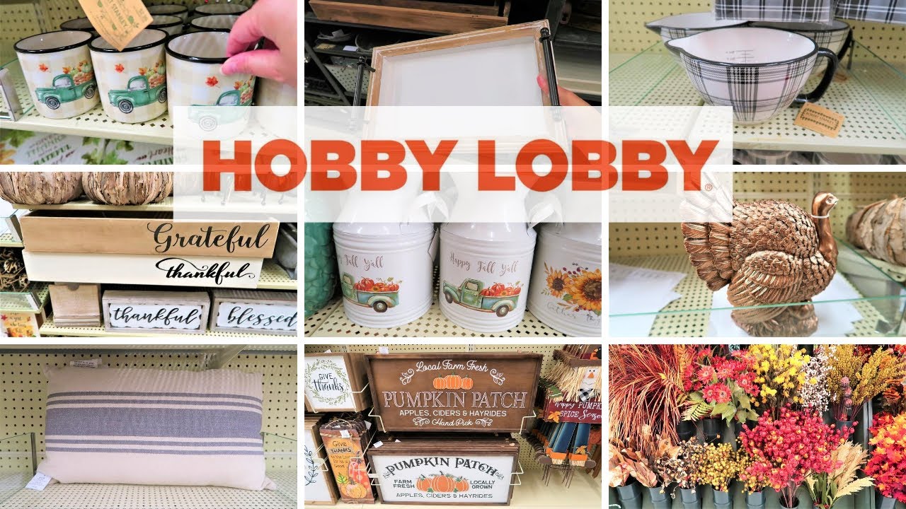 NEW HOBBY LOBBY FALL DECOR 2020 FARMHOUSE SHOP WITH ME YouTube