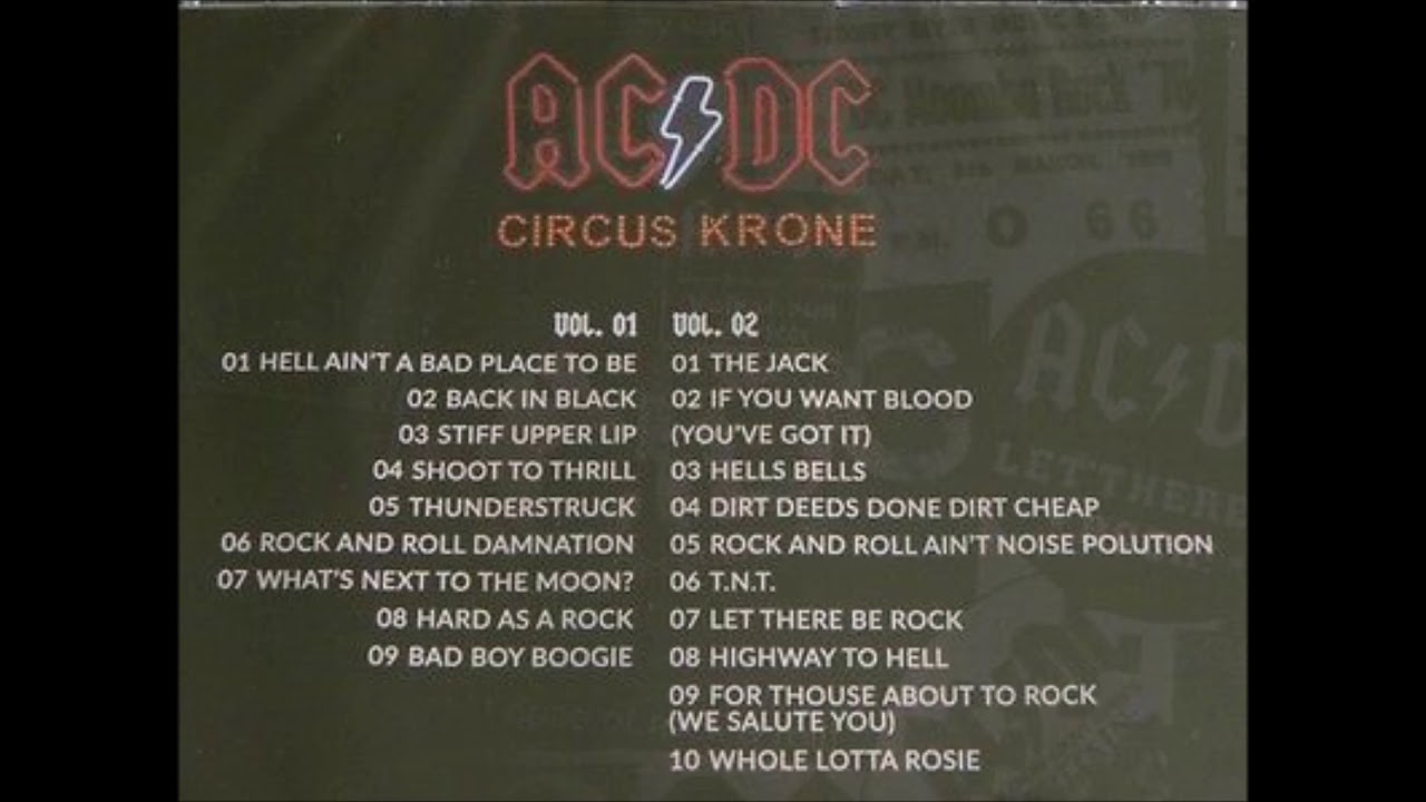 AC/DC The Jack (Live Circus Krone) YouTube