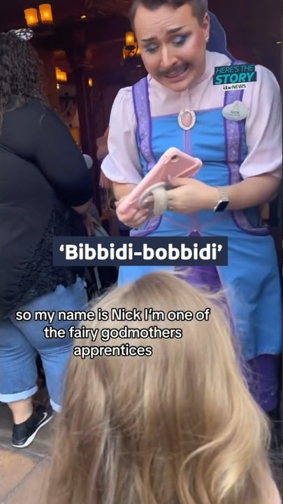 Parents defend this Fairy Godmother’s apprentice at Disneyland #disneyland #disney #cinderella #usa