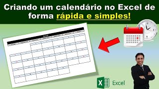 Criando um Calendário no excel