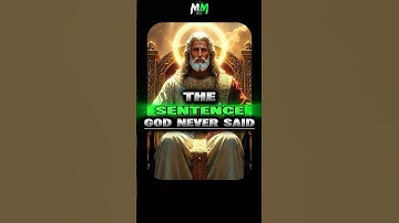 The SENTENCE God DIDN