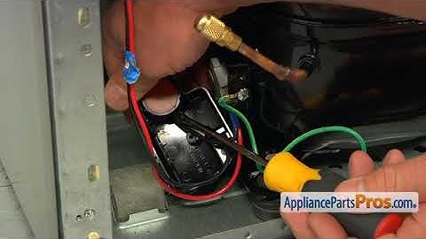 How To: LG/Kenmore Compressor Overload Protector 6750CL0001D