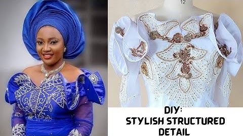 How to make a Structured Detail on a Blouse