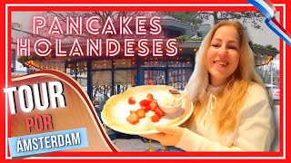 EATING in AMSTERDAM like KINGS!!👑 Where to Eat DUTCH PANCAKES🥞 in 2024