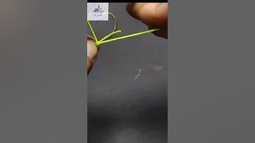 Buộc lưỡi câu cá cực đơn giản (p5) #shorts