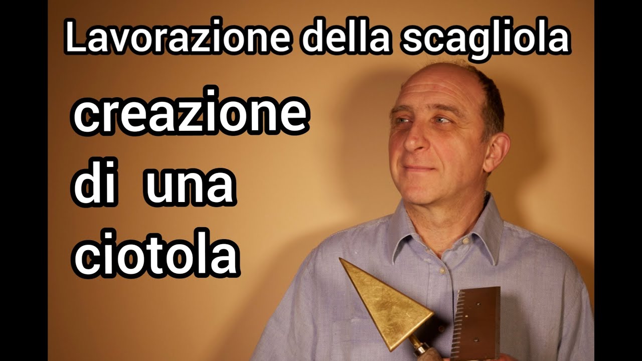 Creazione di una ciotola Lavorazione della scagliola