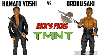 Review of NECA Oroku Saki vs Hamato Yoshi from the 90’s TMNT movie