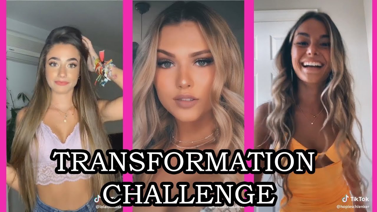 tik tok transformation challenge, transformation tik tok video, transformat...