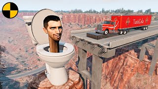 Skibidi Toilet vs Cars 😱 BeamNG.Drive