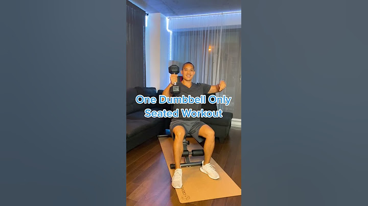 One Dumbbell Only Seated Workout for Beginners