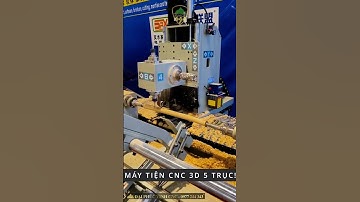 Máy tiện CNC 3D 5 trục Woodmaster #davidcuonghanoi #daiphucvinhcnc