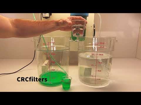 Color remediation demo by CRCfilters.com with Fibredyne carbon ...