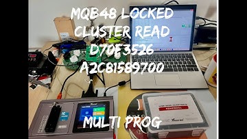 VW PASSAT  B8 - MQB48 INSTRUMENT CLUSTER IMMO READ MULTI PROG