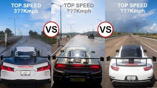 Corvette Stingray Vs Lamborghini Huracan Vs Porsche 911