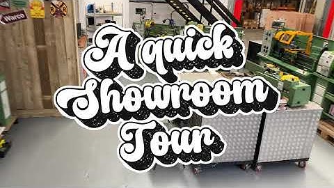 Quick Tour of the Warco Showroom