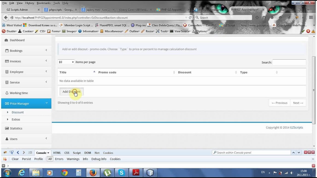 PHP script Appointment Add Discount - YouTube