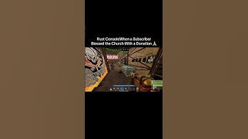 Rust Console: When a Subscriber Blessed the Church With a Donation 🙏 #shorts #rust #rustconsole