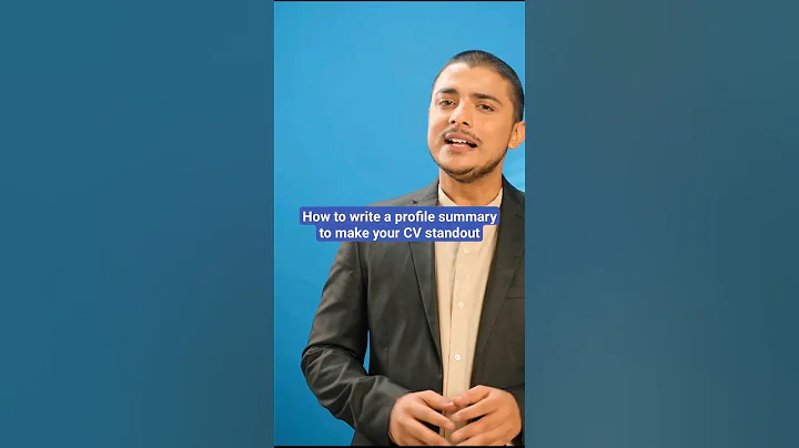 How To Write Resume Profile Summary - With Sample Profile Summary - Indeed India #shorts