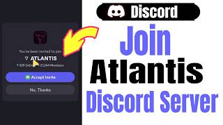 How To Join Atlantis Discord Server On Mobile screenshot 5