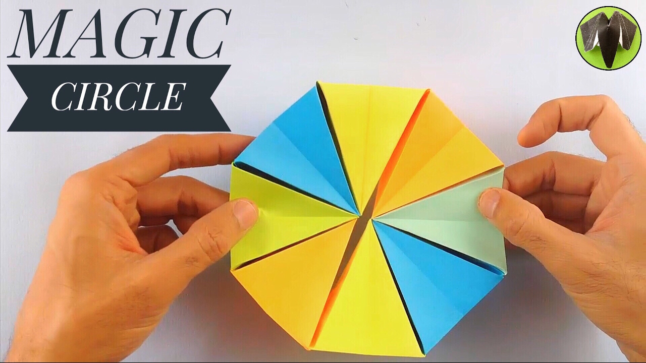 Magic Circle Diy Origami Tutorial By Paper Folds 121 Youtube