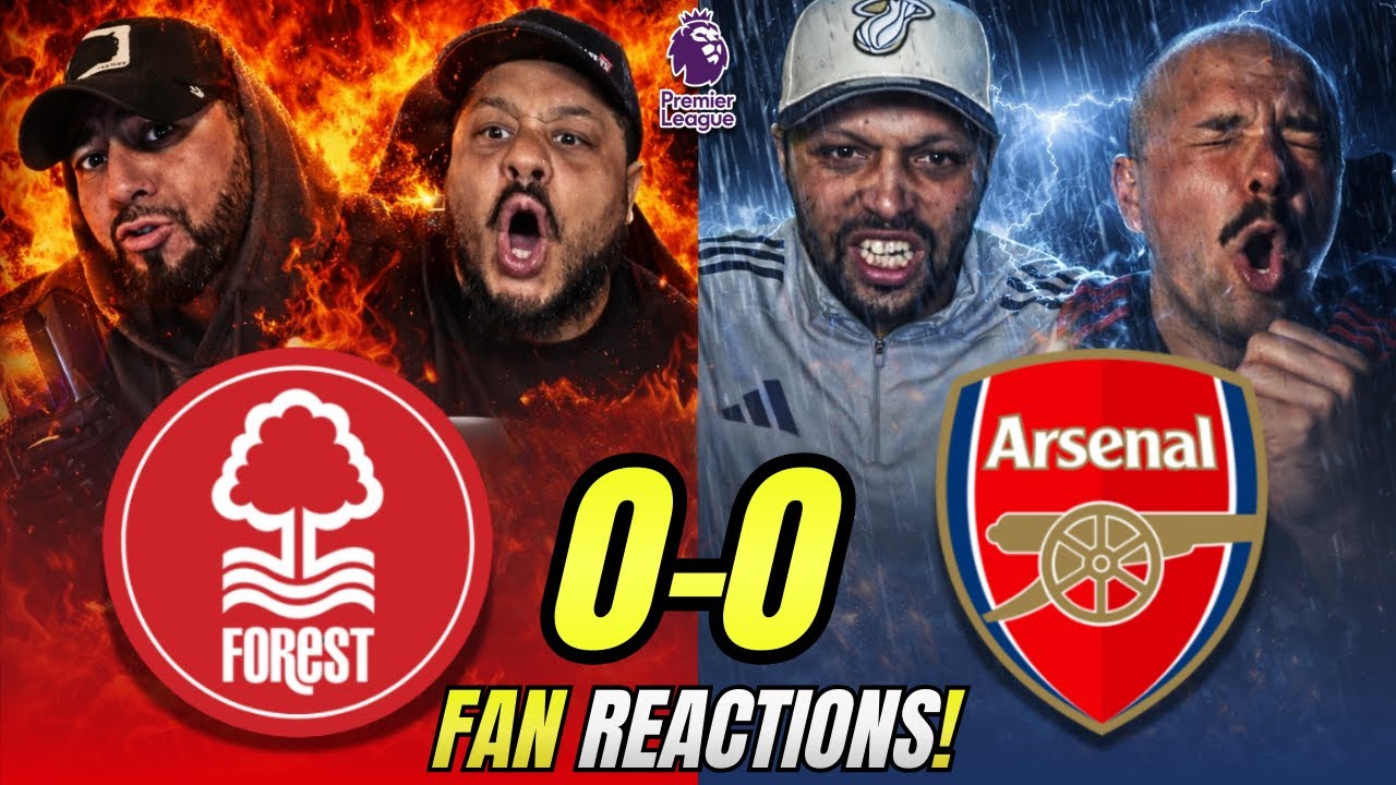 Arsenal Fans Full-Time HEADLOSS Reaction to Forest 0-0 Arsenal | Premier League Fan Reactions