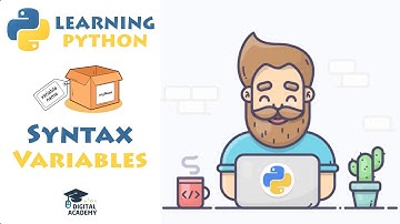 VARIABLES in Python (Syntax, Create, Data Types, Variable Scope) - Python Tutorial for Beginners