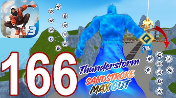 Spider Fighter 3 - Gameplay Walkthrough Part 166 - Thunderstorm Sandstroke Max Out (iOS, Android)