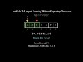 LeetCode 3. Longest Substring Without Repeating Characters