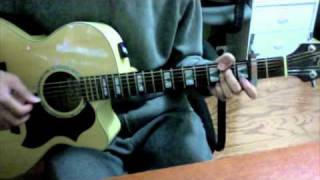 Video thumbnail of "The Christmas Song (Chestnuts Roasting On An Open Fire) acoustic tutorial"