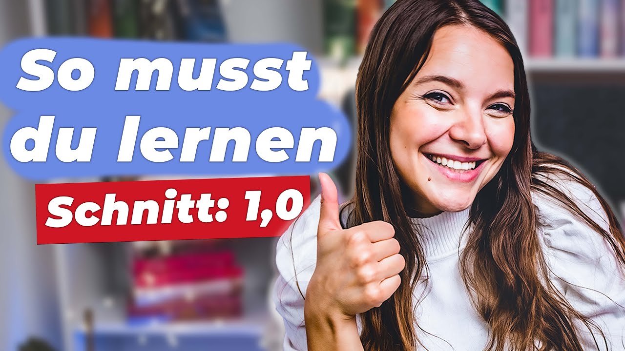 Mit diesen LERNTIPPS bin ich JAHRGANGSBESTE geworden | KONKRETE Lernmethoden