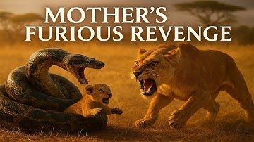 Giant Snake Tried to Swallow a Lion Cub — What the Mother Did Next Shocked Everyone