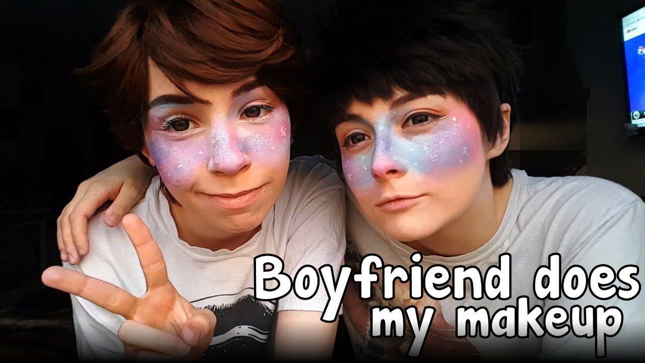 [ HQ!! ] Boyfriend? Does my galaxy makeup?? (Iwaoi)