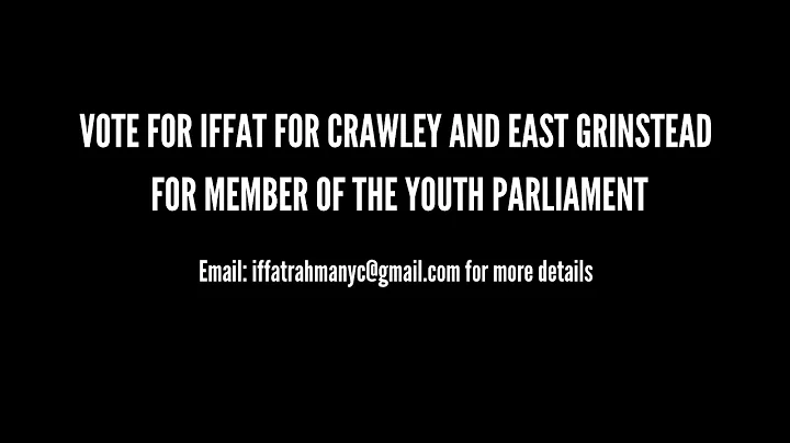 Iffat Rahman for Crawley and East Grinstead Youth ...