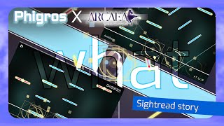 Phigros | Arcaea CROSSING PULSE - Sightread story (subtitles available)