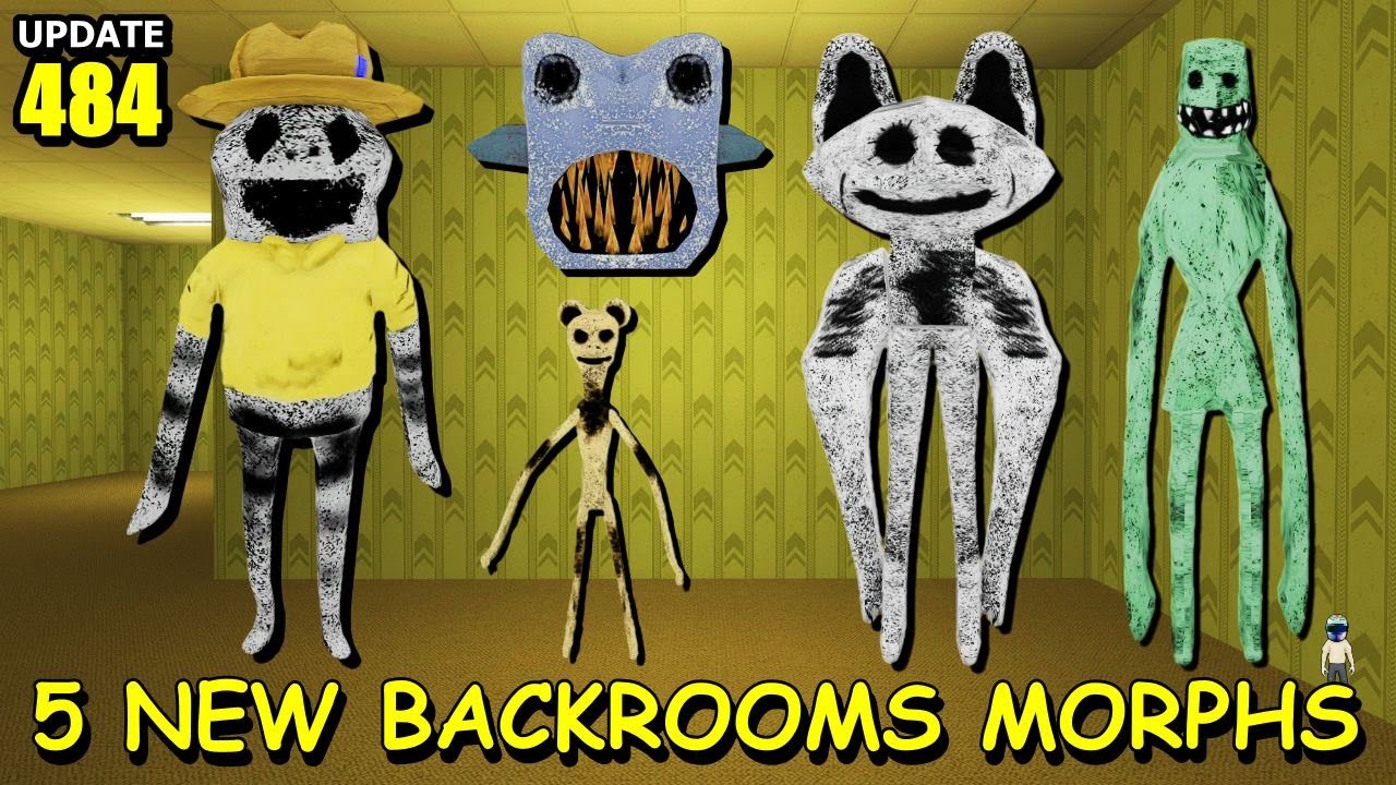 | Update 484 | 👻 How to get All 5 NEW BACKROOM MORPHS 