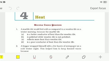 Class 7 | Science | Ch 4: Heat | Exemplar | ncert