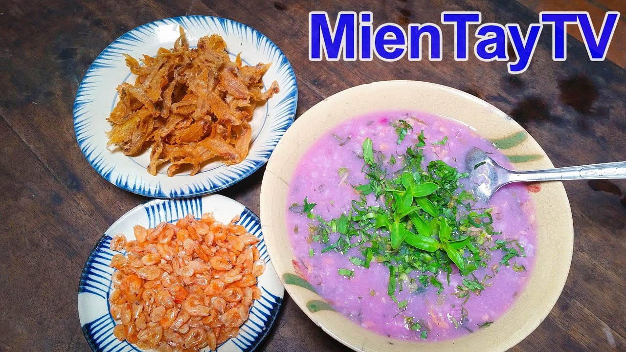 Hướng dẫn Cách nấu canh khoai mỡ – Tép rong rang và canh khoai mỡ | mientaytv