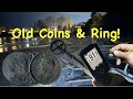 Beach Metal Detecting – old coins & a ring found #metaldetecting #beachdetecting