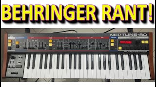Behringer Neptune-80 Rant