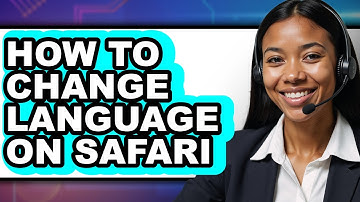 How to Change Language on Safari (updated)