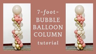 Celebrity Bubble balloon column | tutorial Net Worth