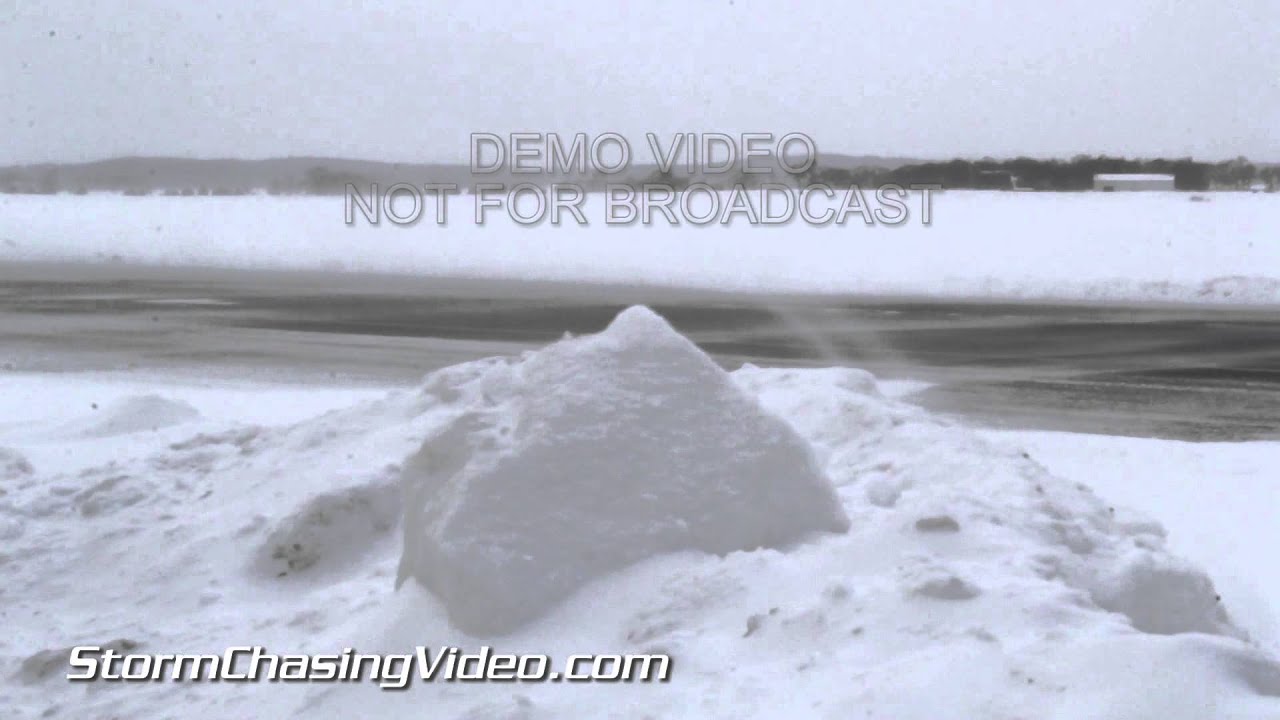 1/16/2014 Central Minnesota Blizzard B-Roll