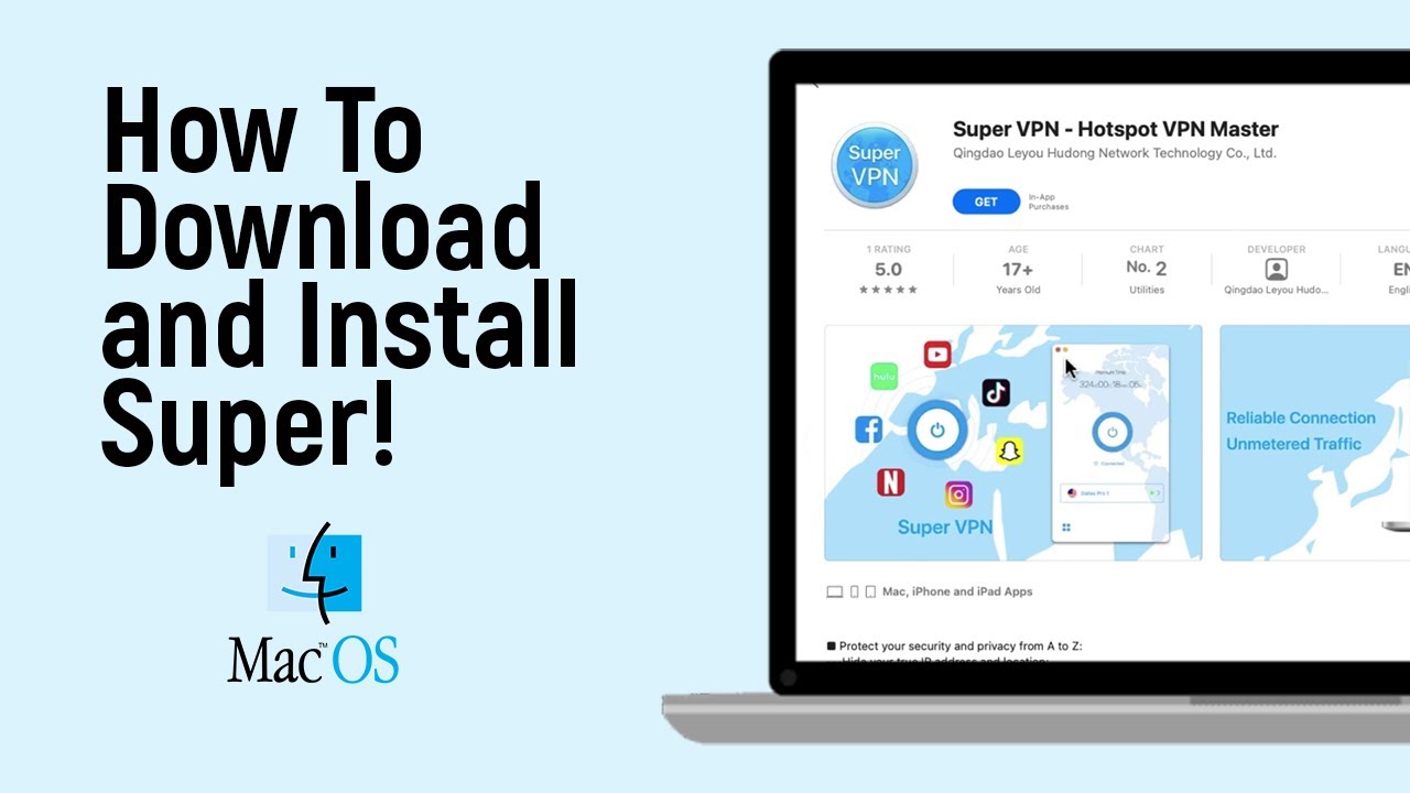 How to Download and Install Super VPN in MacBook [easy] - YouTube