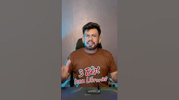 Stop Searching! Use These 3 Icon Libraries for Your Projects ✅🖼️ #IconLibraries #freeicons